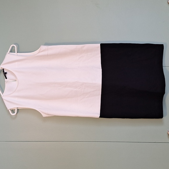 Gucci Black And White Color Block Dress Size Large